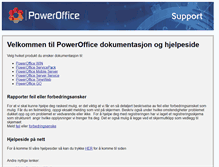 Tablet Screenshot of help.poweroffice.com